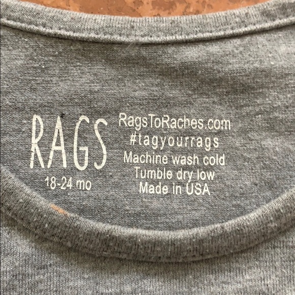 Rags to Raches Indian tee size 18-24months - Picture 3 of 3
